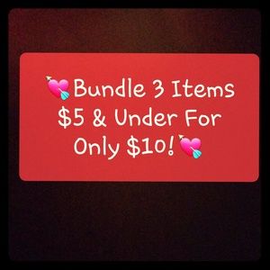 💕 3 Items $5 or Under for $10💕💕